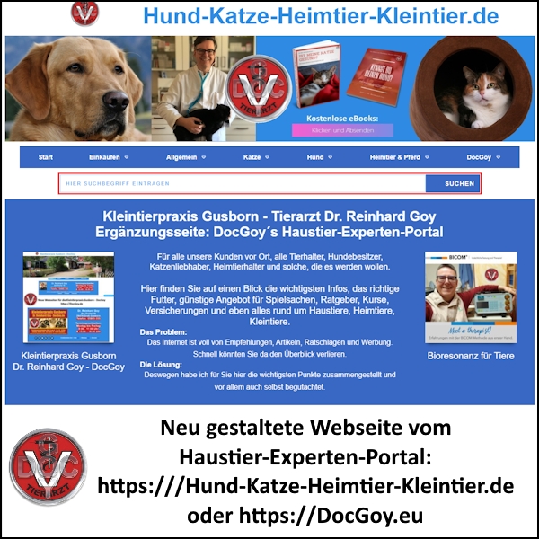 Haustier Experten Portal DocGoy Kleintierpraxis