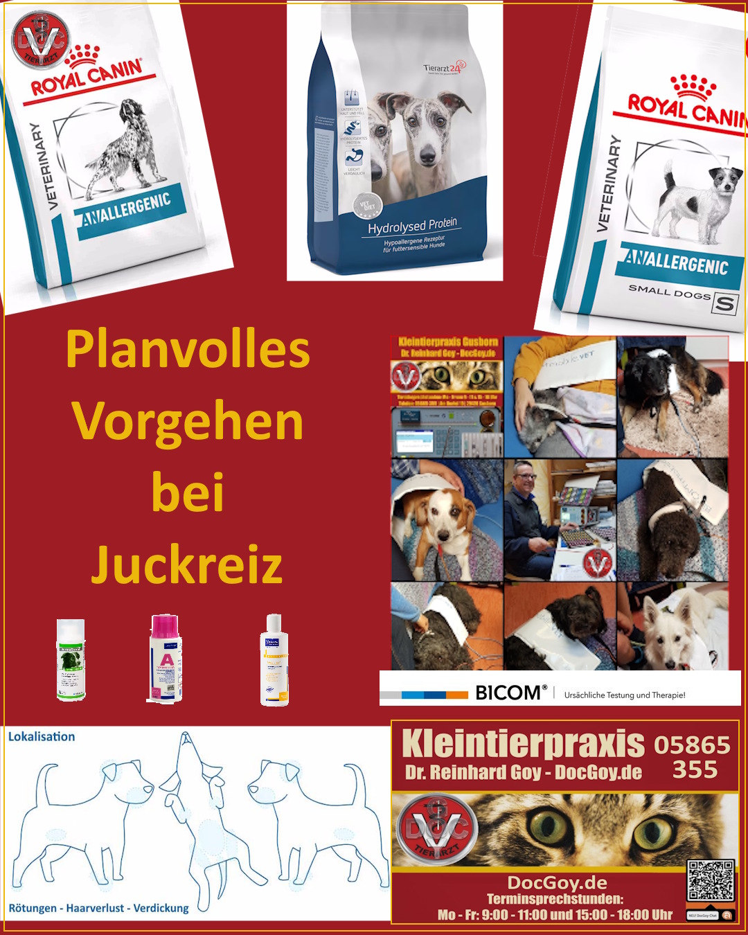 Planvolles Vorgehen bei "Juckreiz"